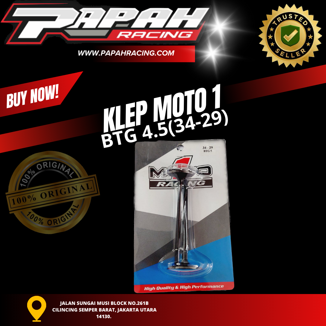 KLEP MOTO1 BTG 4.5 ( 34-29 )